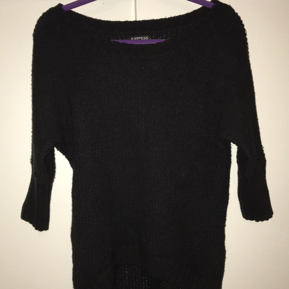 Swoop neck sweater